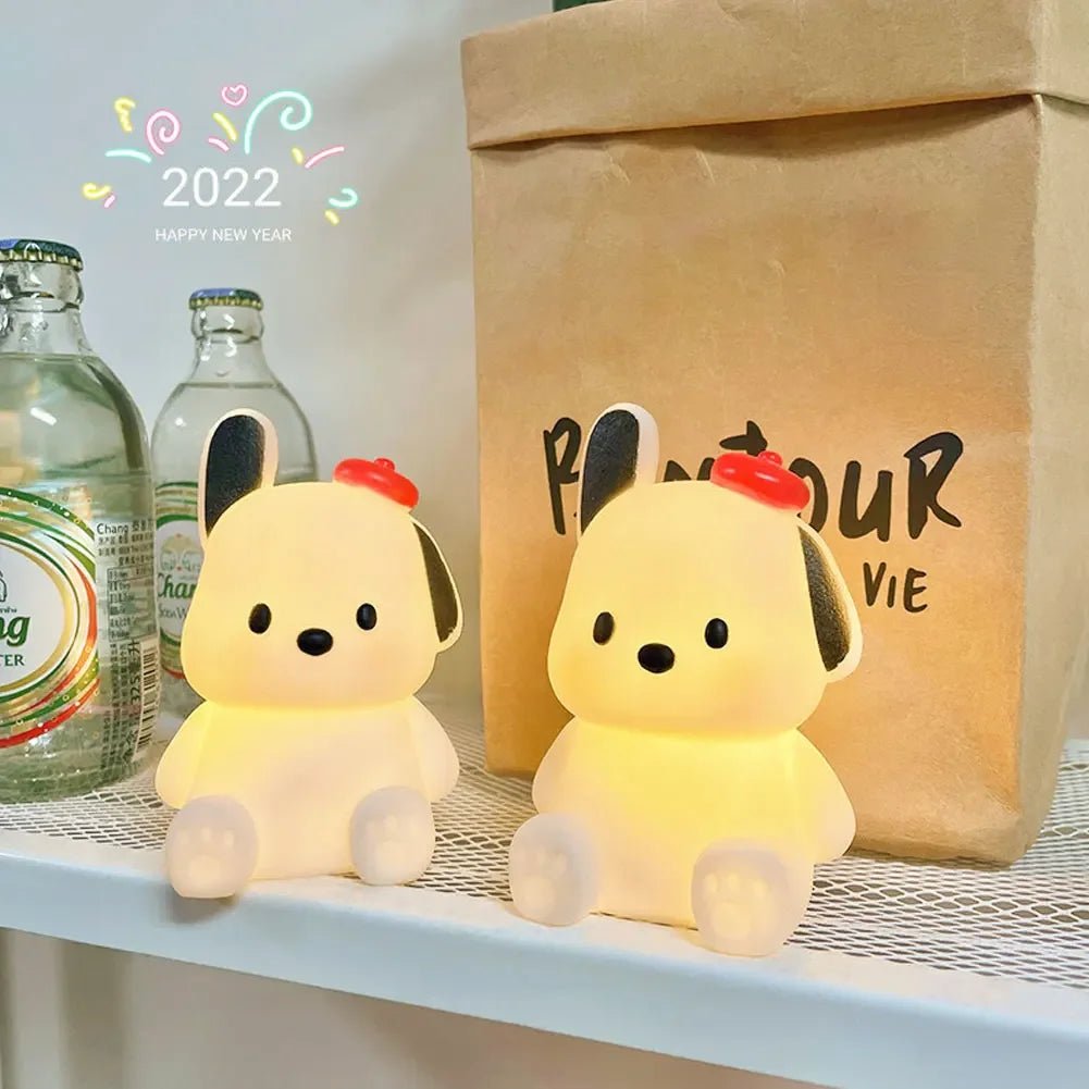 Creative Cartoon Animal LED Light for Kids, Soft Silicone Nightlight, Popular Bedroom Light, Rechargeable, Gift - BunnyGlow