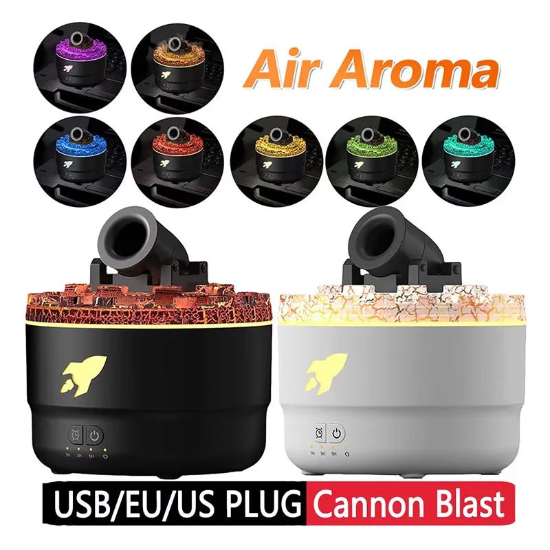 "Air Aroma Cannon Blast – The Ultimate Aromatherapy & Humidifier Experience! 🌫️✨" - BunnyGlow