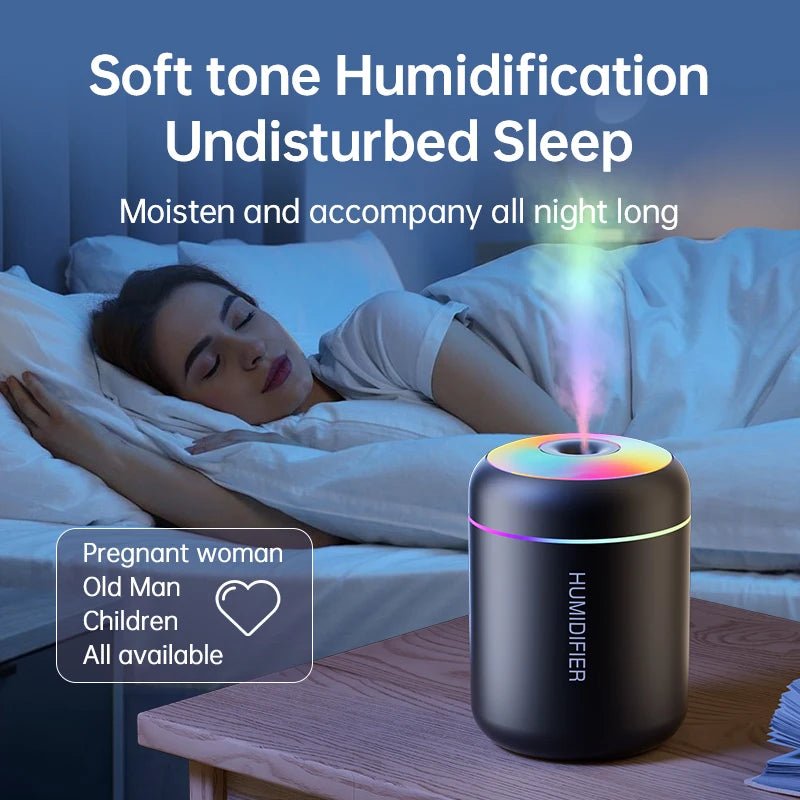 [Aromatic LED Humidifier – Perfect Humidity with a Magical Atmosphere - BunnyGlow