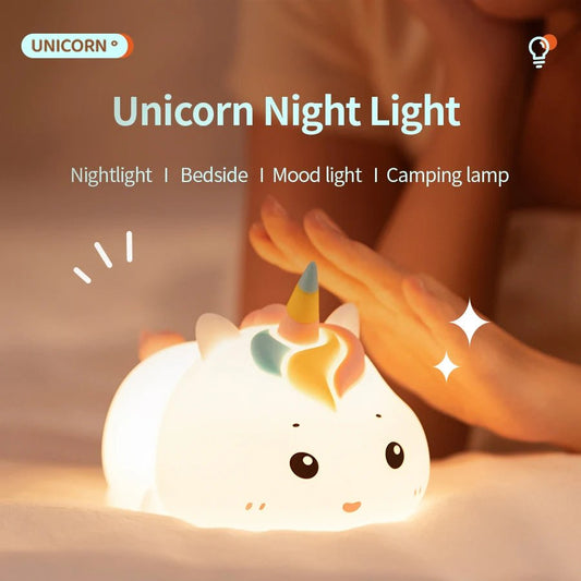 "Enchanted Unicorn Night Lamp" 🦄 - BunnyGlow