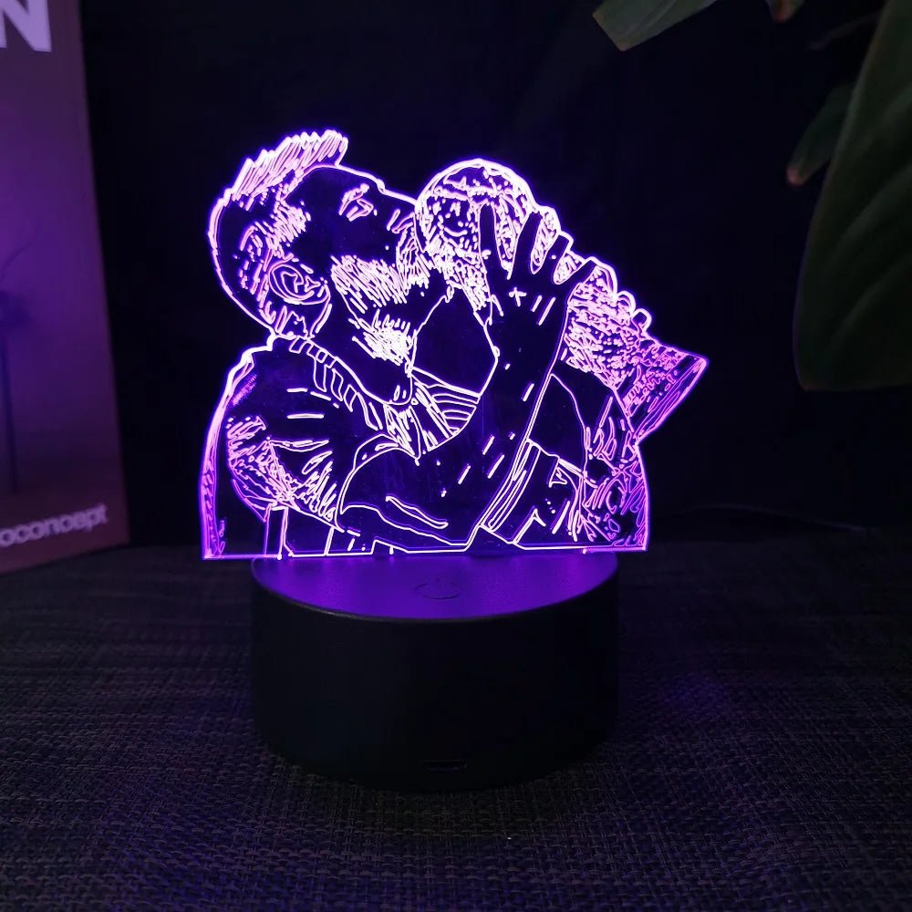 football star C Ronaldo 3D night light changes 16 colours to decorate your room, making it the perfect gift for sports fans. - BunnyGlow