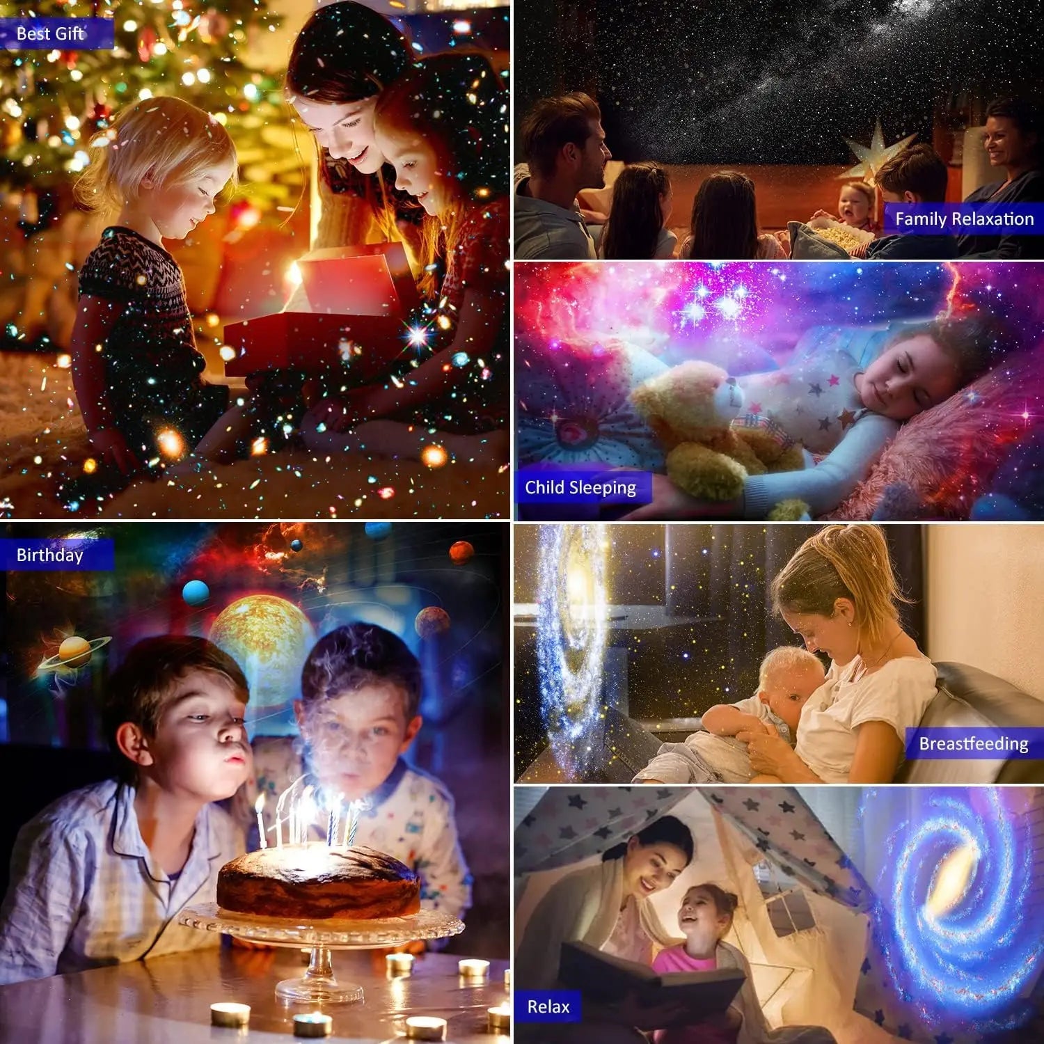 🚀 Galaxy Star Projector – Turn Your Room into a Dreamy Galaxy! 🌌 - BunnyGlow