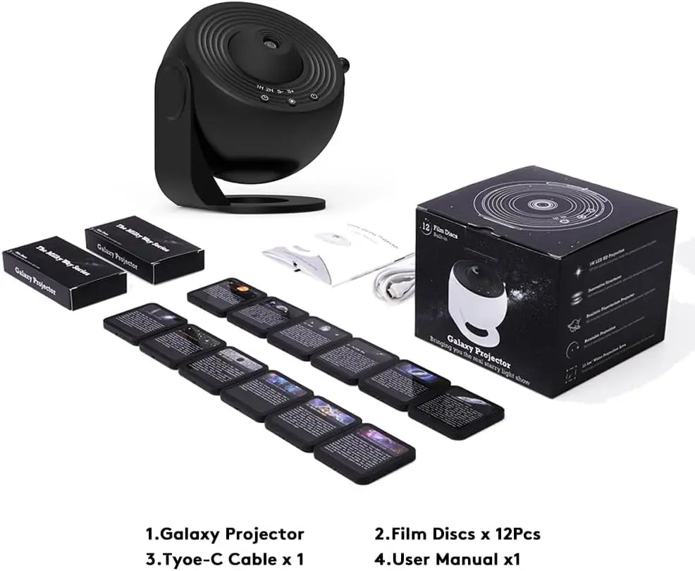 🚀 Galaxy Star Projector – Turn Your Room into a Dreamy Galaxy! 🌌 - BunnyGlow