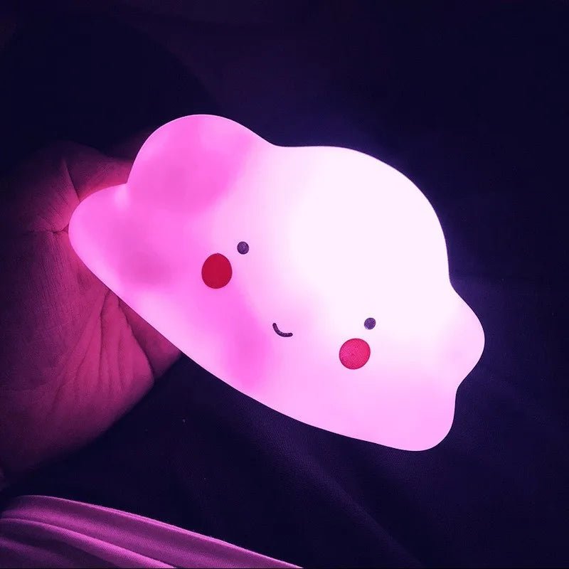 Led Night Light Baby Room Decoration Bed Stars Moon Clouds Toy Bedroom Decoration Modeling Light Baby Children's Toy Gift - BunnyGlow