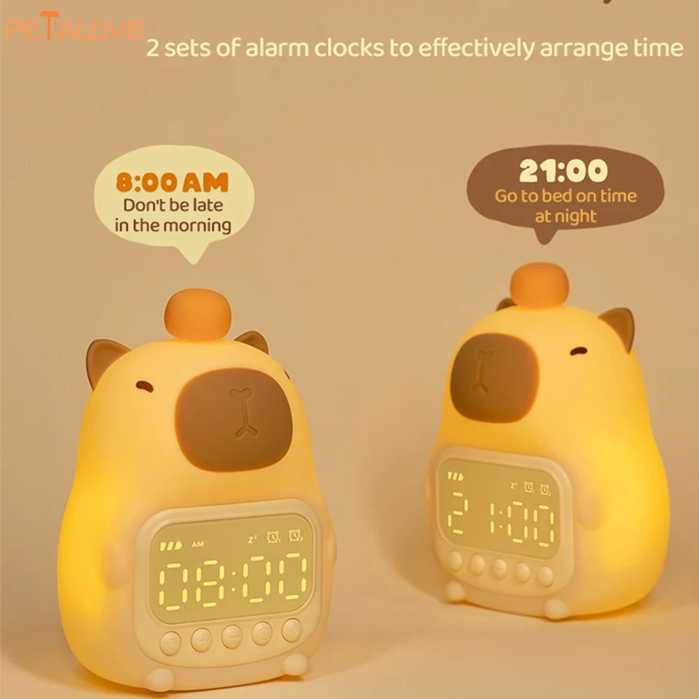 "Luminous Capybara Night Light" - BunnyGlow