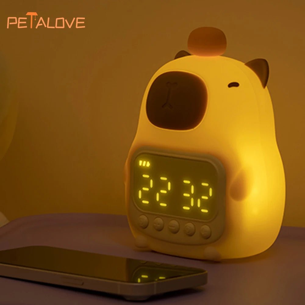 "Luminous Capybara Night Light" - BunnyGlow